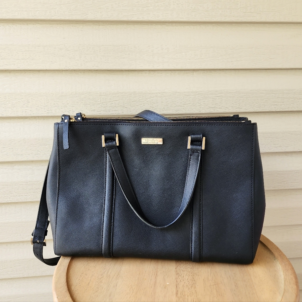 Kate Spade black tote bag